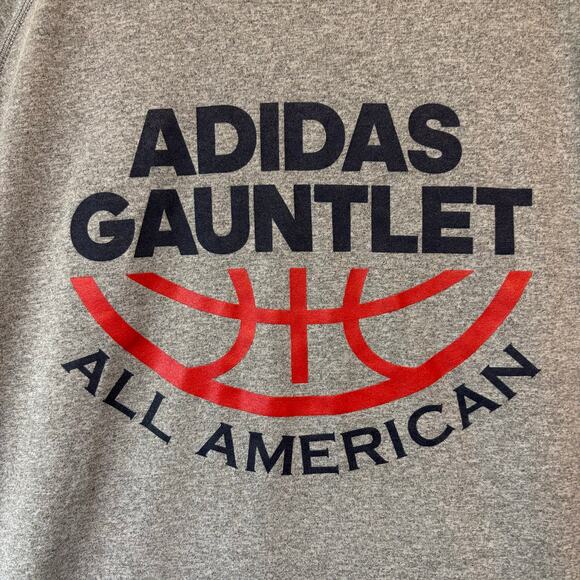 Vintage Adidas Gauntlet All American Gray Climalite Shirt Men’s M Basketball - Picture 3 of 9